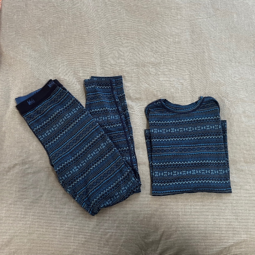 REI Kids Large long underwear set